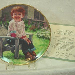 A Time to Laugh collector plate 1990